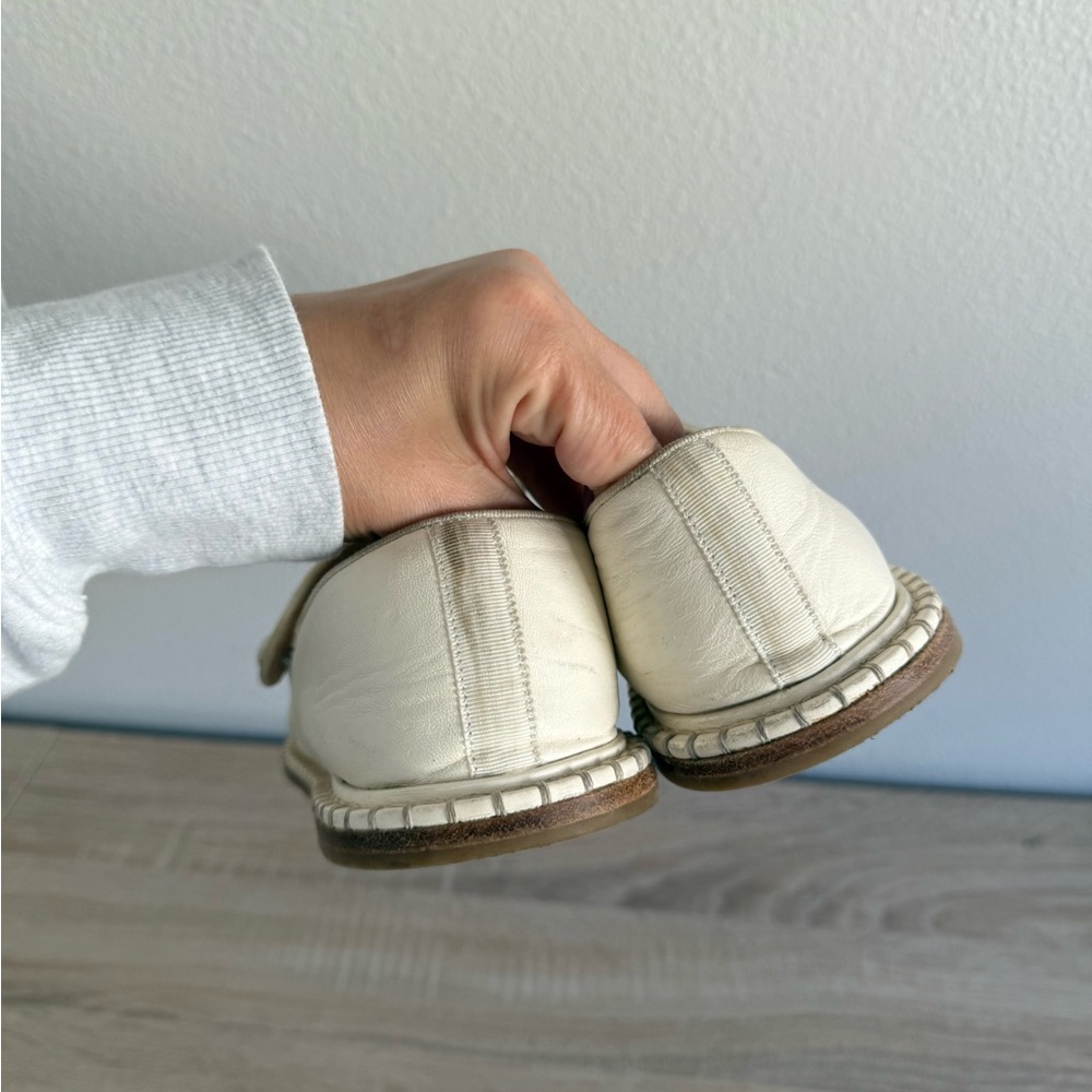 Chloe Cream Mary Jane Flats - Picture 8 of 10